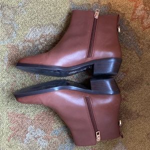 Coach brown booties Size 7.5